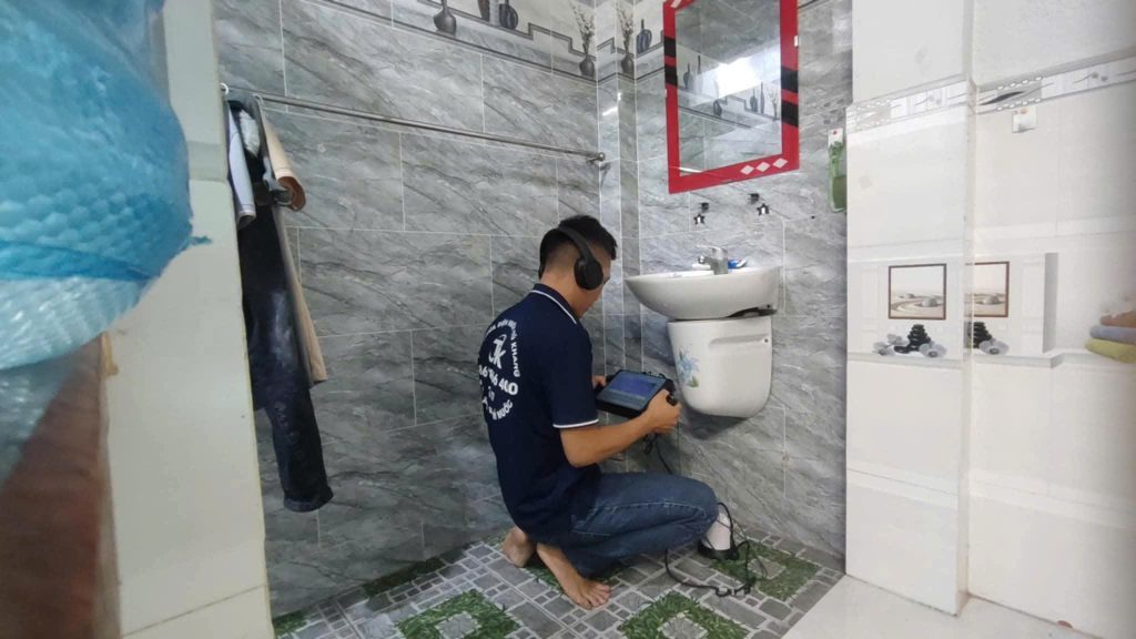 dò tìm rò rỉ nước- Điện Nước Tú Khang 24h